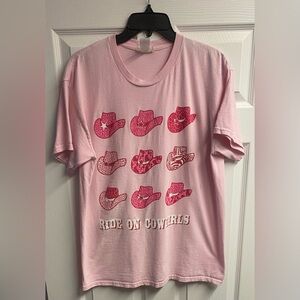 Altar’d State Oversized 100% Cotton “Ride On Cowgirls” Top Size Small/Medium